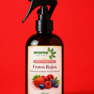Spray Ambiental Frutos Rojos Aroma Dulce con fragancia frutal para aromatizar ambientes
