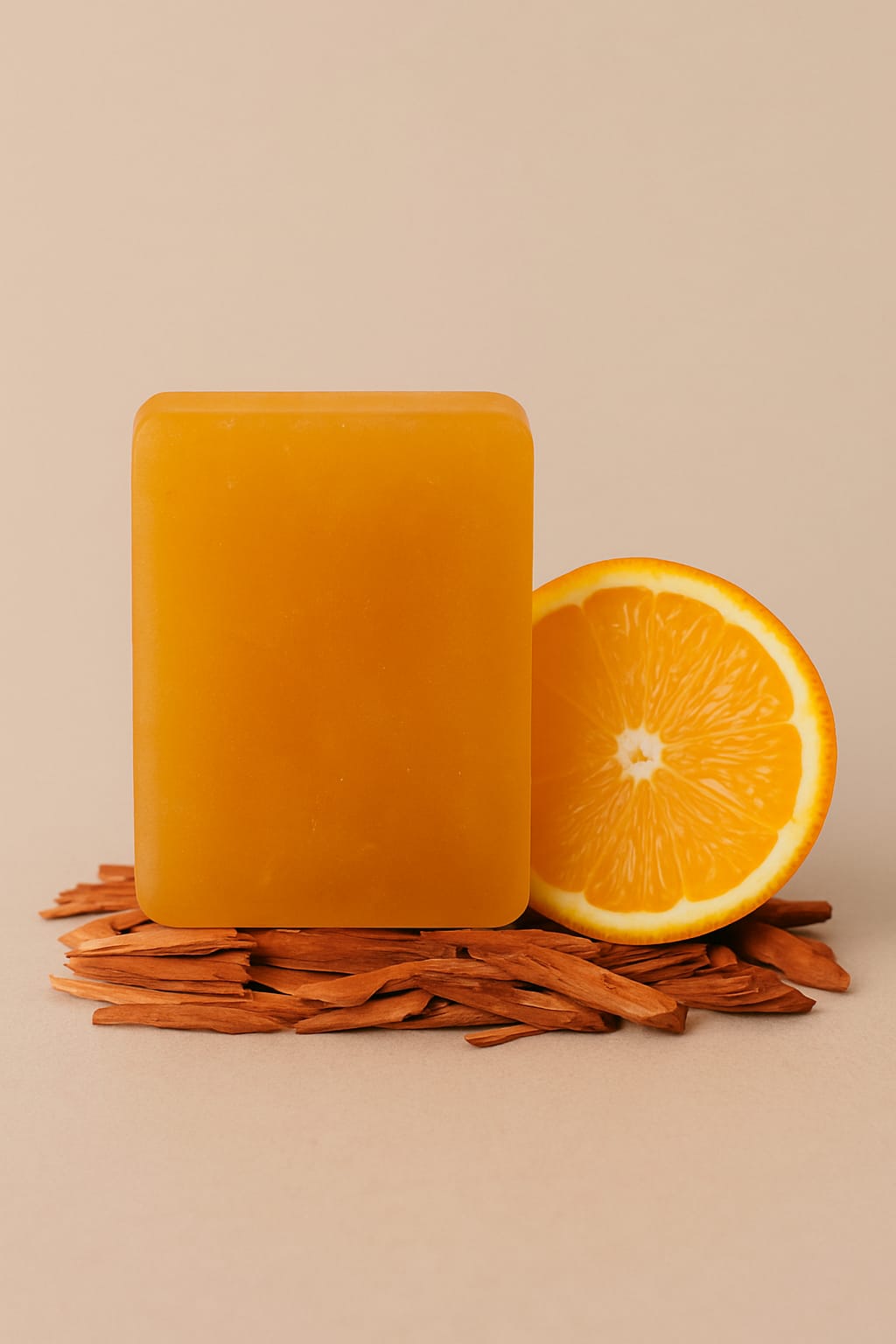 sandalo naranja jabon